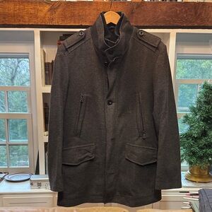 Hugo Boss Charcoal Military Field Jacket